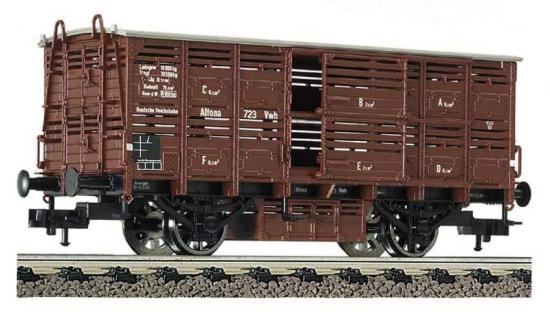 Cattle car type Vh 'Altona'<br /><a href='images/pictures/Fleischmann/5355.jpg' target='_blank'>Full size image</a>
